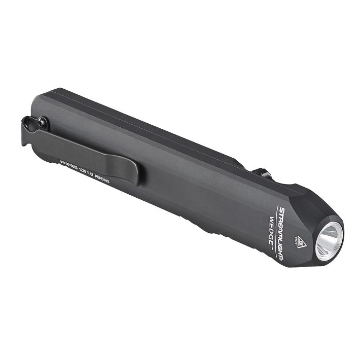 Streamlight 88810 Wedge Slim Black Aluminum, White Light LED 300/1,000 Lumens, 110 Meters Beam Distance