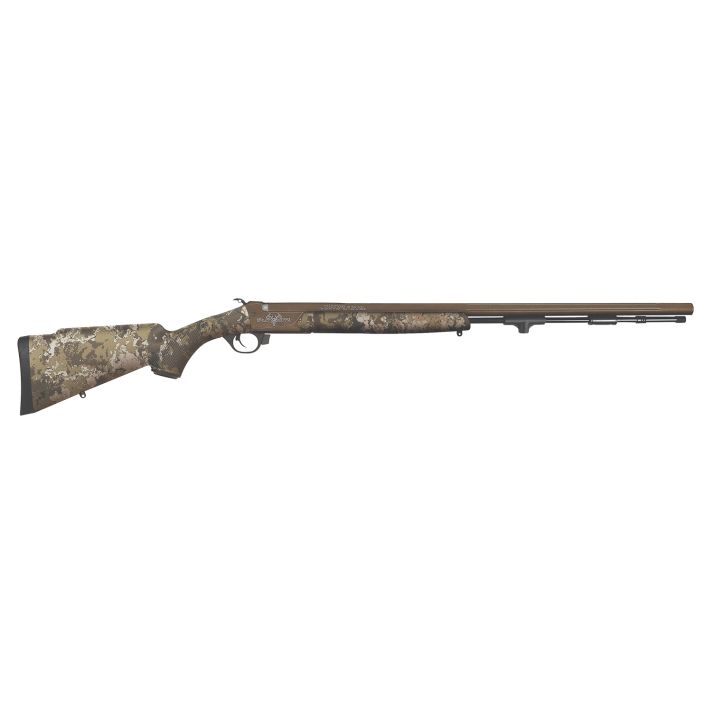 Traditions R748804425 Pursuit XT 50 Cal 209 Primer 26" Burnt Bronze Cerakote Veil Wideland Synthetic Stock