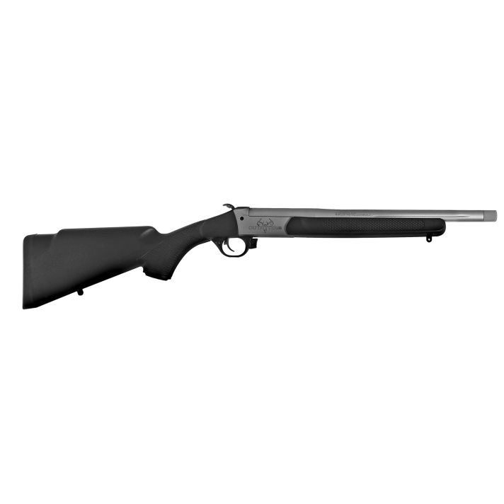 Traditions CRY301130T Outfitter G3 Youth 300 Blackout 1rd 16.50" Stainless Cerakote Fluted Threaded Barrel, Drilled & Tapped Steel Receiver, Fixed Black Synthetic Stock, Right Hand