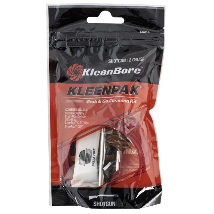 KleenBore SK21610 Grab & Go Cleaning Kit 12 Gauge Shotgun 10 Per Pack