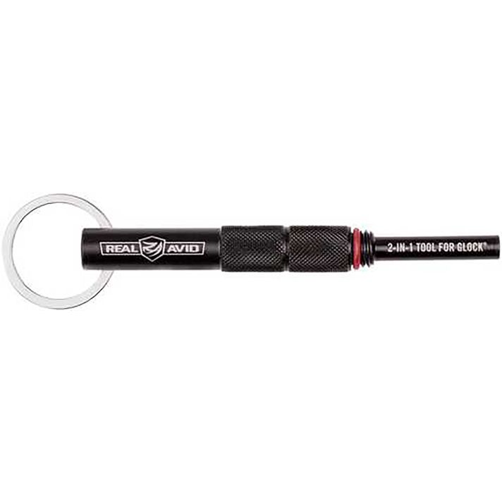 Real Avid AVGLOCK21 2-In-1 Tool Black Steel Handgun Fits Glock Knurled Handle