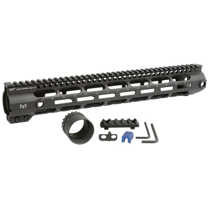 Midwest Industries MICRL30815Combat Handguard AR-308/LR-308 Black Hardcoat Anodized 15" 6061-T6 Aluminum