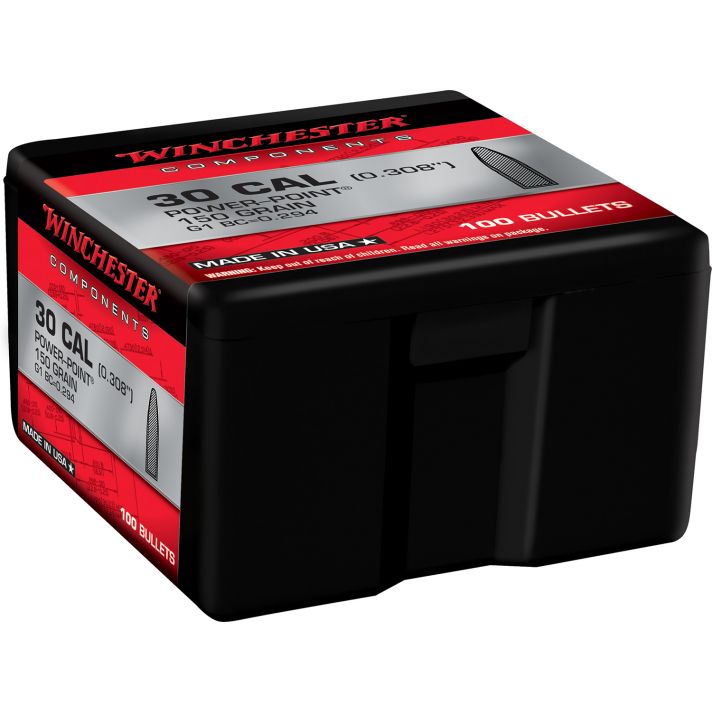 Winchester Ammo WB30FN150X Centerfire Rifle30-30Win 150gr Power Point Flat Nose 100 Per Box/10 Case