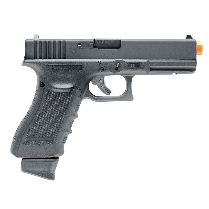 Umarex Glock Air Guns 2276318 G17 Gen4 Airsoft Pistol CO2 6mm 23+1 Black Polymer Frame & Grips, Compatible With Most Glock 17 Holsters, Accessories & Gear