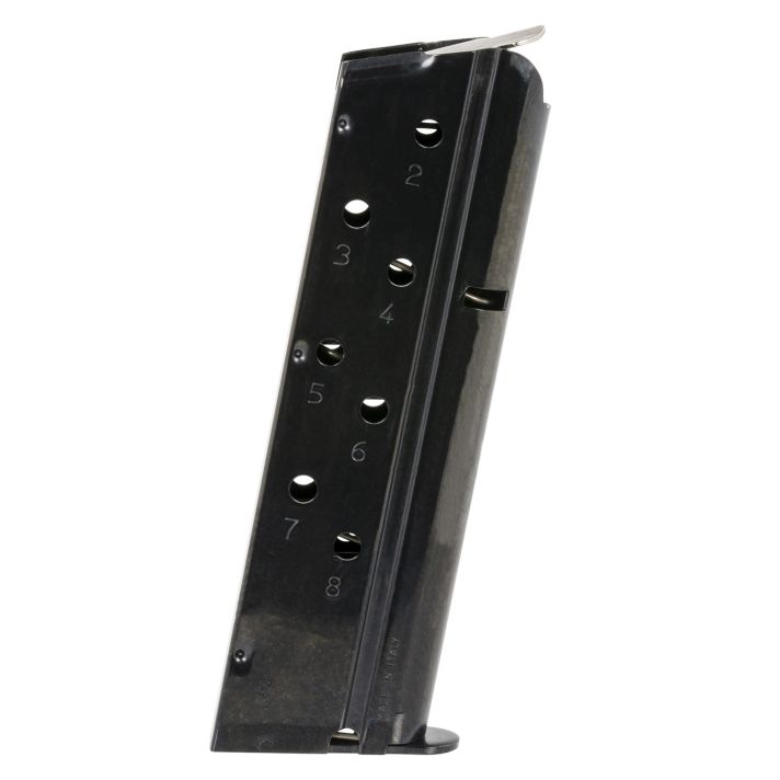 Mec-Gar MGCGOV40B Standard8rd 40 S&W Fits 1911 Government Blued Carbon Steel