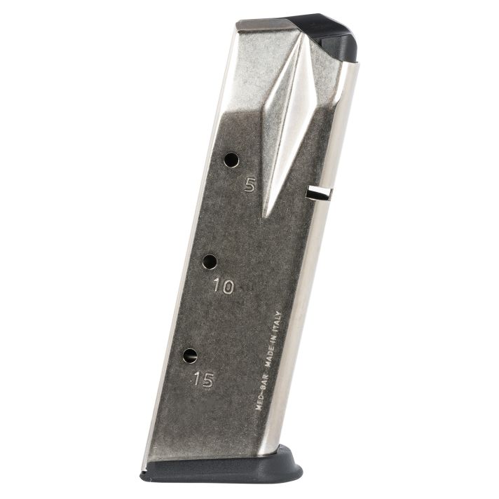 Mec-Gar MGP22815N Standard15rd Extended 9mm Luger Fits Sig P228 Nickel Carbon Steel