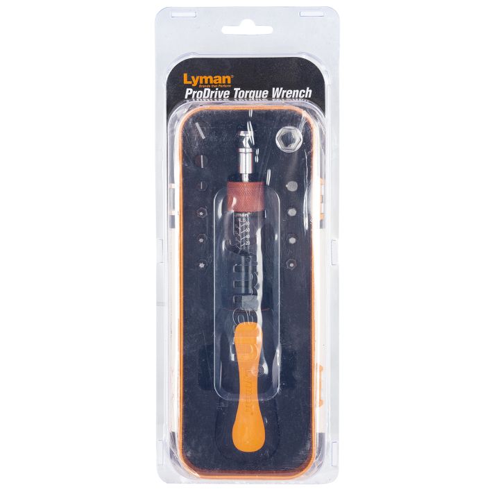 Lyman 7031300Torque Wrench Black/Orange Steel Rubber Handle