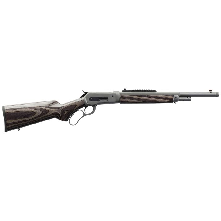 Chiappa Firearms 920411 Wildlands Takedown 1886 Full Size 45-70 Gov 4+1 18.50" Mystikote Dark Gray Threaded Barrel, Mystikote Dark Gray Picatinny Rail Steel Receiver, Fixed Gray Laminate Stock