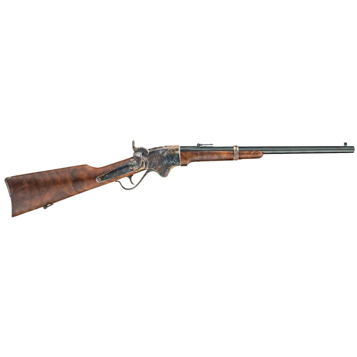 Chiappa Firearms 920084 1860 Spencer Carbine 45 Colt (LC) 7+1, 20" Blued Color Case Hardened, Steel Oiled Walnut, Right Hand