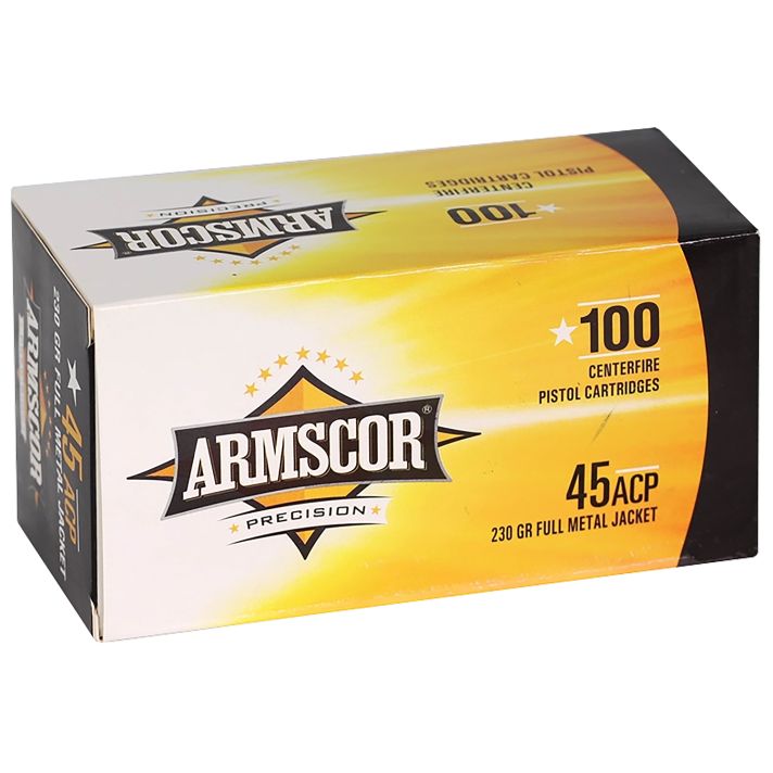 Armscor 50443 Precision Value Pack 45ACP 230gr Full Metal Jacket 100 Per Box/12 Case