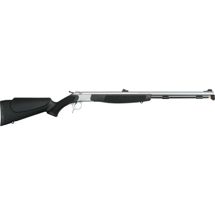 CVA PR2020SVP Optima V2 50 Cal 209 Primer 26" Stainless Steel Barrel & Drilled & Tapped Stainless Steel Receiver, Fixed Black Synthetic Stock