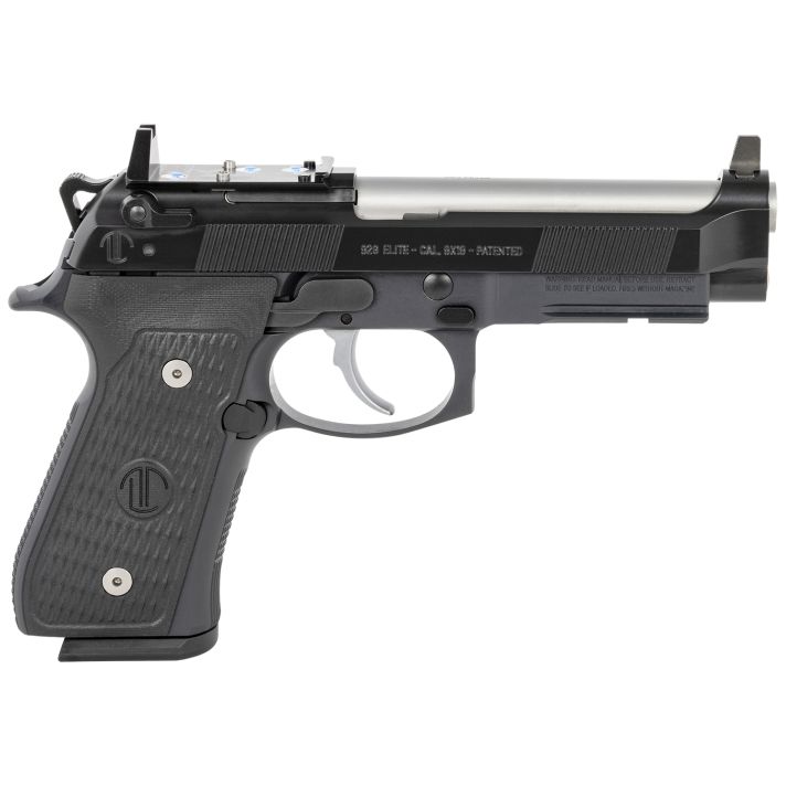 Langdon Tactical Tech LTT92ERDOTJ 92 Elite LTT9mm Luger 4.70" 17+1 Black Cerakote Black Steel with Red Dot Optic Cut Slide Black Polymer Grip Trigger Job