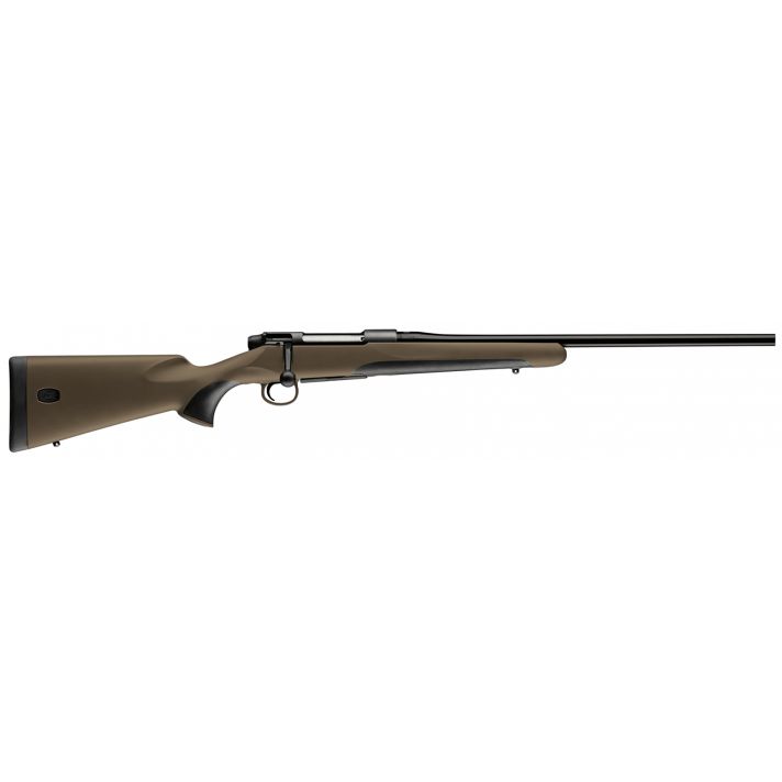 Mauser M18S65CT M18 Savanna Full Size 6.5 Creedmoor 5+1 22" Black Threaded Barrel, Black Steel Receiver, Brown Fixed Polymer Stock