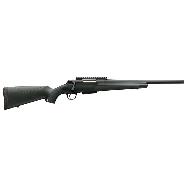 Winchester Repeating Arms 535757299 XPR Stealth 6.8 Western Caliber with 3+1 Capacity, 16.50" Threaded Barrel, Black Perma-Cote Metal Finish & Green Synthetic Stock Right Hand (Full Size)