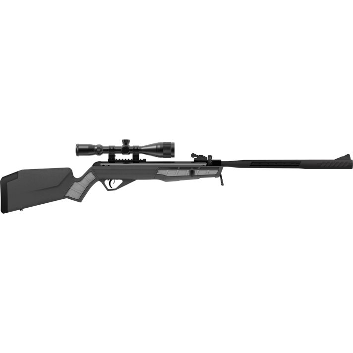Crosman CMU7SXS Mag-Fire Ultra Nitrogen Piston 177 12rd Shot Black Black Fixed All Weather Stock Scope 3-9x40mm AO