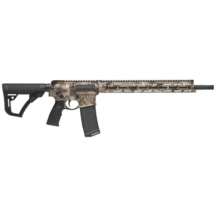 Daniel Defense 0212881702047 DDM4 Hunter 5.56x45mm NATO 18" 32+1 Black Hard Coat Anodized Black Mil-Spec 6 Position Stock Black Polymer Grip Ambidextrous Hand