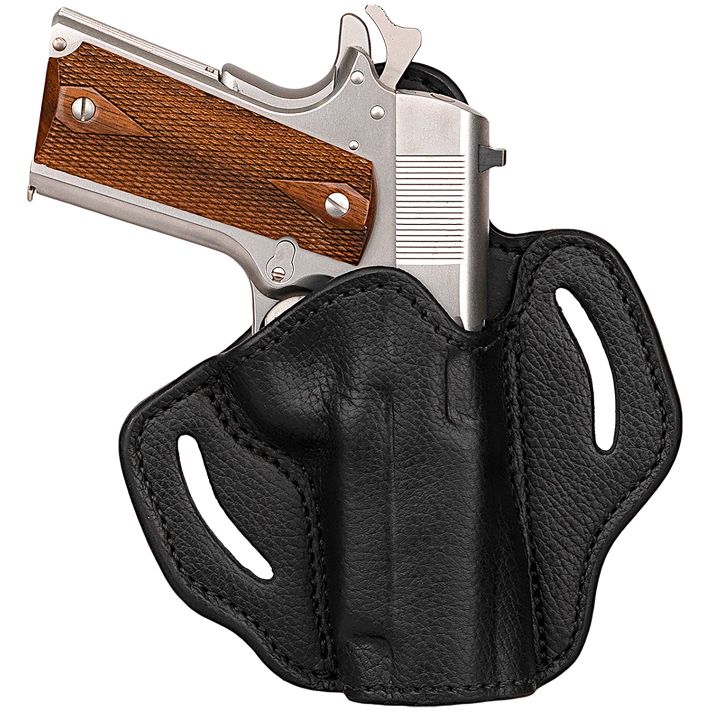 1791 Gunleather UCBH1SNSBR Ultra CustomOWB Size 1S Night Sky Black Leather Belt Slide Fits 1911 4" Right Hand
