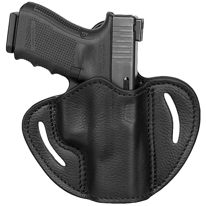 1791 Gunleather UCBH21NSBR Ultra CustomOWB Size 2.1 Night Sky Black Leather Belt Slide Compatible w/Glock 17/S&W M&P Shield/Springfield XD Right Hand