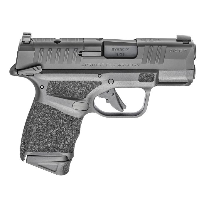 Springfield Armory HC9319BOSPMS Hellcat OSP 9mm Luger 11+1/13+1 3" Black Melonite Steel Barrel, Black Melonite Optic Ready/Serrated Slide, Black Polymer Frame w/Picatinny Rail, Adaptive Texture Grip