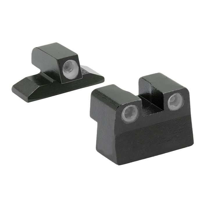 Meprolight USA 102423101 Tru-DotGreen Tritium White Outline Front Sight-Green Tritium White Outline Rear Sight Bersa Thunder 380