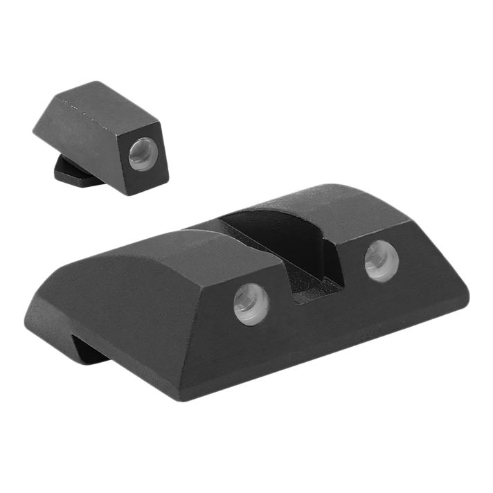 Meprolight USA 127403101 Tru-DotGreen Tritium White Outline Front Sight-Green Tritium White Outline Rear Sight Smith & Wesson SIGMA/SDVE
