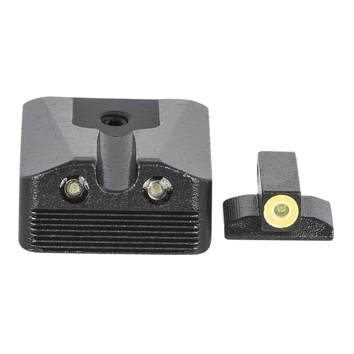 Meprolight USA 412213121 Hyper-BrightGreen Tritium Yellow Outline/Black frame Sight Kimber 1911 WEDGE