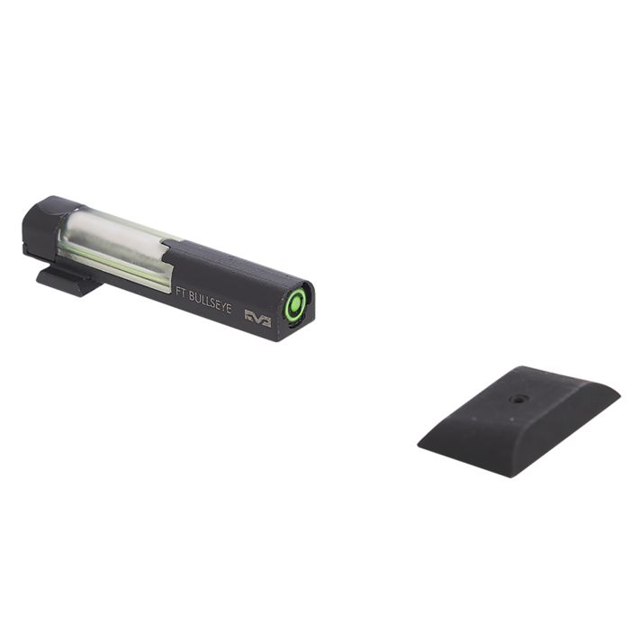 Meprolight USA 632213108 FT Bullseye Front Sight Green/Tritium/Fiber Optic Black Frame, Fits Smith & Wesson M&P Shield, Dovetail Mount