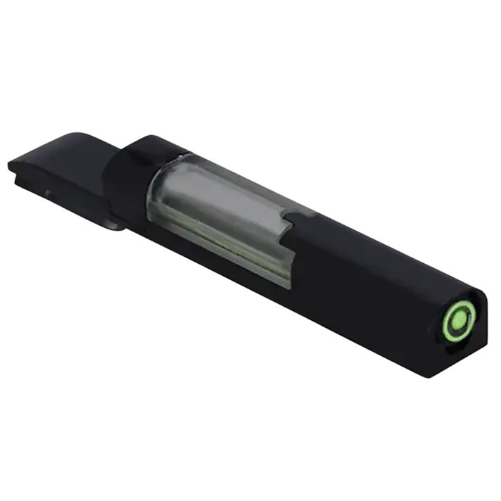 Meprolight USA 632423108 FT Bullseye Front Sight Green/Tritium/Fiber Optic, Black Frame Fits CZ P-10 S/SC/C/F (Non Optics Ready), Dovetail Mount
