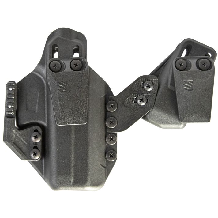 Blackhawk 416176BK Stache Premium Kit IWB Size 76 Black Polymer Belt Clip Compatible w/Glock 48 Ambidextrous