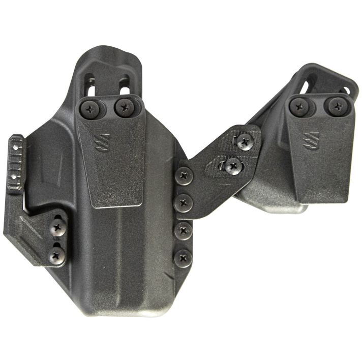 Blackhawk 416168BK StacheIWB Size 68 Black Polymer Belt Clip Compatible w/Glock 43/ 43x/Springfield Hellcat Ambidextrous