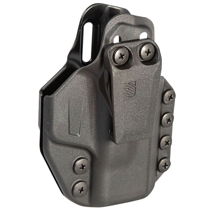 Blackhawk 416076BK StacheIWB Size 76 Black Polymer Belt Clip Compatible w/Glock 48/S&W Shield EZ9 Ambidextrous