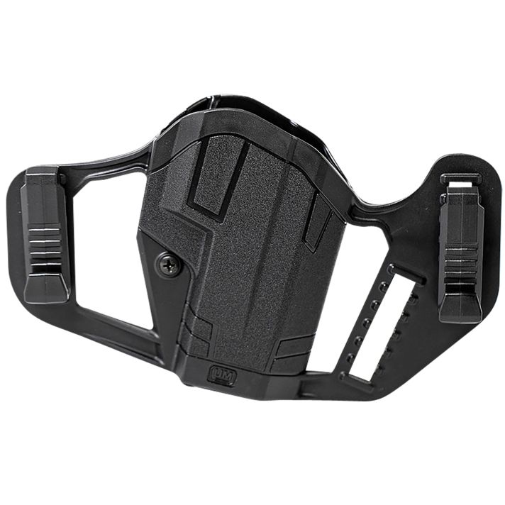 Uncle Mike's 79130 ApparitionIWB/OWB Black Polymer Belt Clip Compatible w/Glock 43/43X Ambidextrous