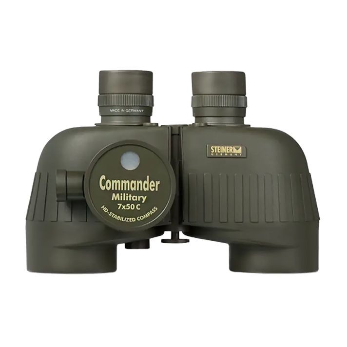 Steiner 2690 M750rc Reticle & Compass 7x50mm Range Finding Reticle Floating Prism, Sports-Auto Focus, OD Green Makrolon w/Rubber Armor Features Compass