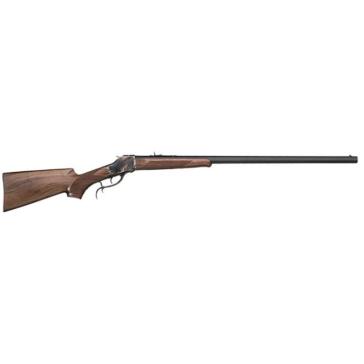 Taylors & Company 210156 1885 High Wall 38-55 Win 1rd 30" Blued Barrel, Color Case Hardened Steel Receiver, Walnut/ Fixed Pistol Grip Stock, Right Hand