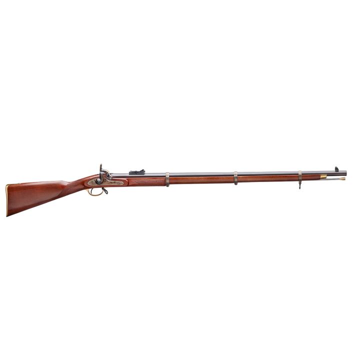 Taylors & Company 210033 Enfield Whitworth451 Cal Percussion Musket Cap 36" Browned Hexagonal Barrel, Color Case Hardened Rec, Walnut Stock, Ladder Sight