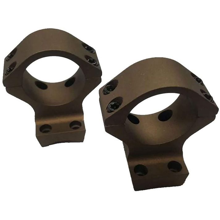 Talley HC950735 Scope Mount/Ring ComboBurnt Bronze Aluminum 1" Tube X-Bolt High Rings Short/Long Action 0 MOA