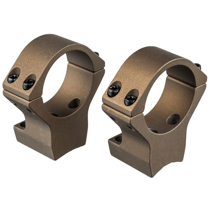 Talley HC750735 Scope Mount/Ring ComboBurnt Bronze Aluminum 30mm Tube X-Bolt High Rings Short/Long Action 0 MOA