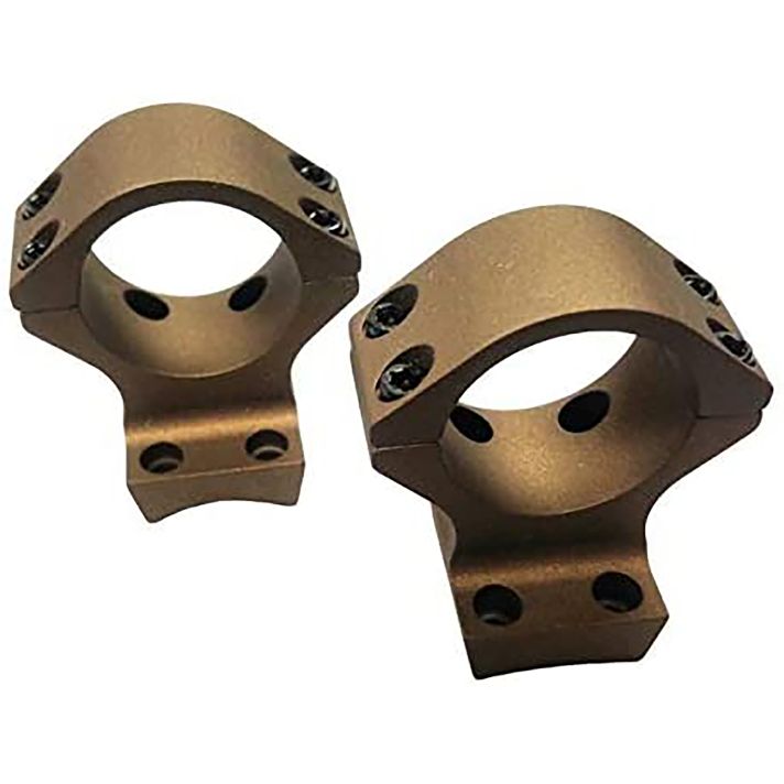 Talley HC840735 Scope Mount/Ring ComboBurnt Bronze Aluminum 34mm Tube X-Bolt Medium Rings 0 MOA