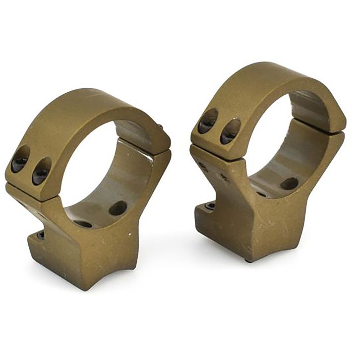 Talley HC850735 Scope Mount/Ring ComboBurnt Bronze Aluminum 34mm Tube X-Bolt High Rings 0 MOA