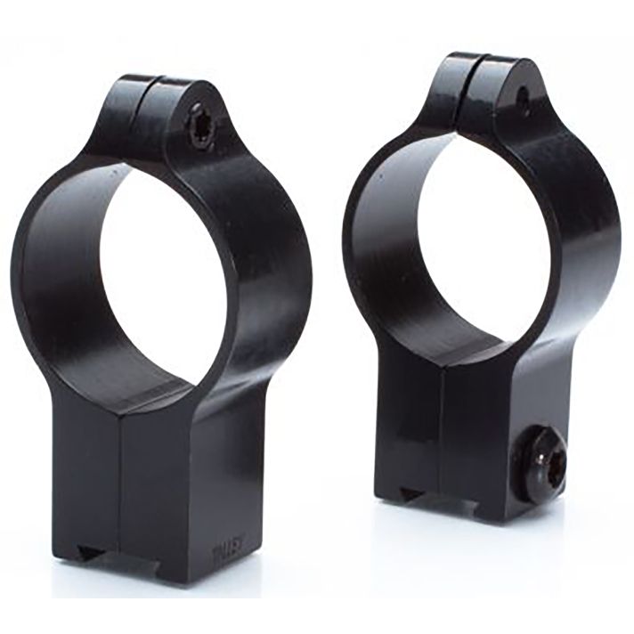 Talley 22CZRH Rimfire RingsBlack CZ 452 European/455/457/512/513 1" High 0 MOA