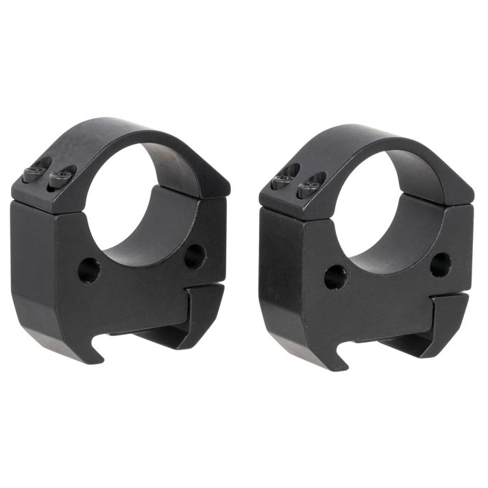 Talley TMS10H Modern SportingBlack Anodized Aluminum 1" Tube High Picatinny Rail 0 MOA