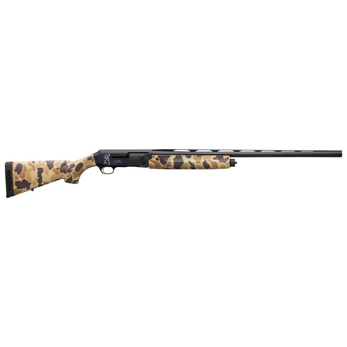 Browning 011431204 Silver Field 12 Gauge 28" 3.5" 4+1, Alloy Receiver With Black/Charcoal Bi-Tone Finish, Vintage Tan Camo Synthetic Stock With Textured Gripping Surface