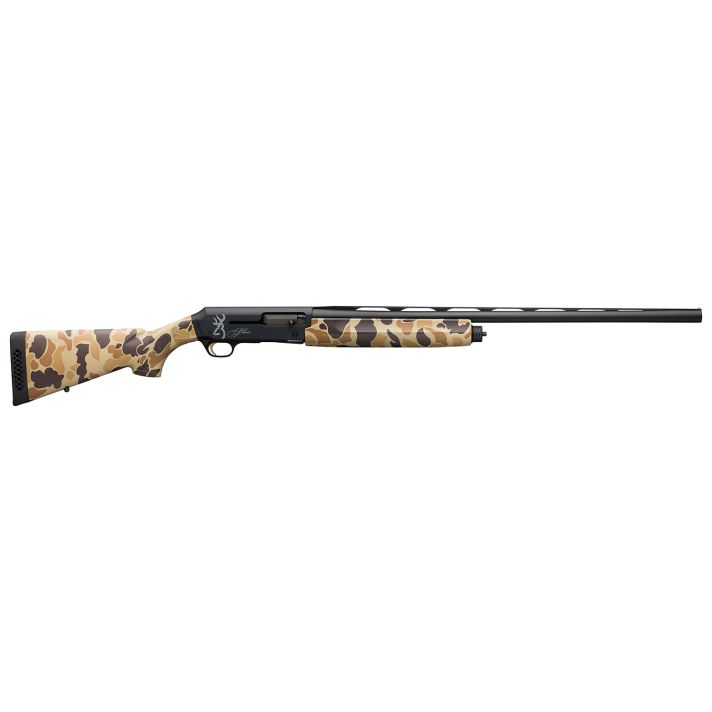 Browning 011431205 Silver Field 12 Gauge 26" 3.5" 4+1, Alloy Receiver With Black/Charcoal Bi-Tone Finish, Vintage Tan Camo Synthetic Stock With Textured Gripping Surface