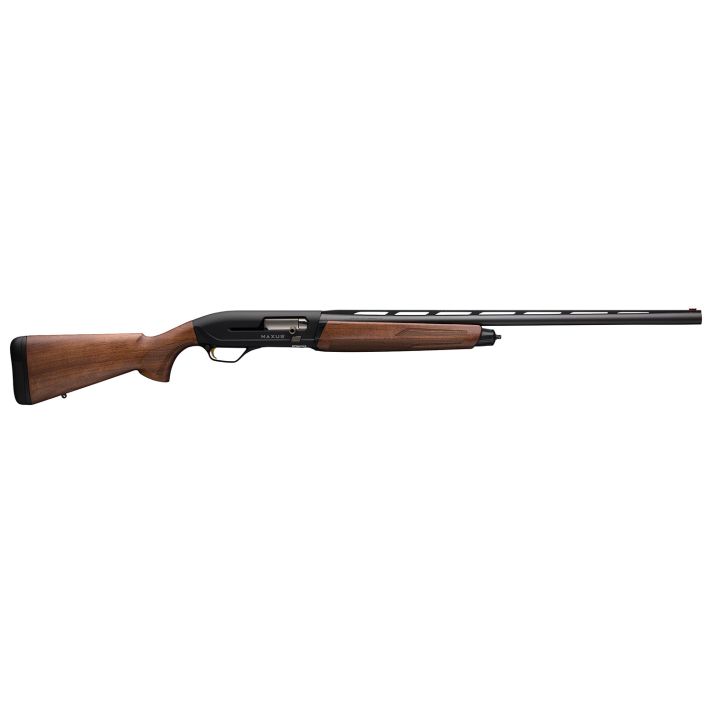 Browning 011735304 Maxus II Hunter Full Size 12 Gauge Semi-Auto 3" 4+1 28" Matte Blued Vent Rib Barrel, Matte Black Aluminum Receiver, Adj Shim Grade I Turkish Walnut Wood Stock