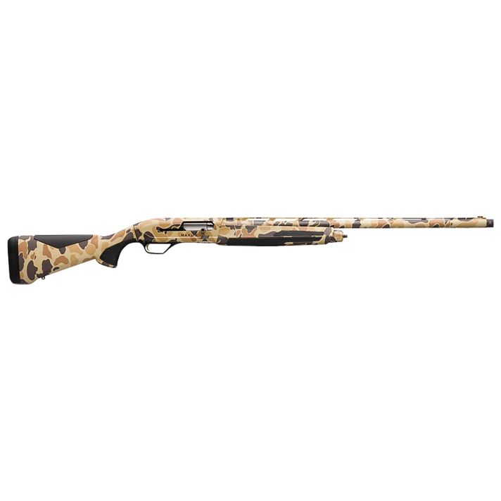 Browning 011740204 Maxus II12 Gauge 3.5" 4+1 (2.75") 28" Barrel, Full Coverage Vintage Tan Camo, Trimmable Synthetic Stock w/Overmolded Grip Panels, SoftFlex Cheek Pad
