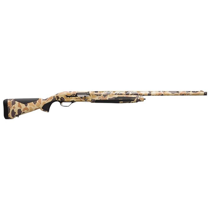 Browning 011740205 Maxus II12 Gauge 3.5" 4+1 (2.75") 26" Barrel, Full Coverage Vintage Tan Camo, Synthetic Stock W/SoftFlex Cheek Pad & Overmolded Grip Panels