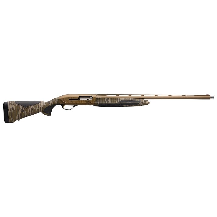 Browning 011743205 Maxus II Wicked Wing 12 Gauge 3.5" 4+1 26" Burnt Bronze Cerakote Barrel & Receiver, Mossy Oak Bottomland Synthetic Stock With SoftFlex Cheek Pad & Overmolded Grip Panels