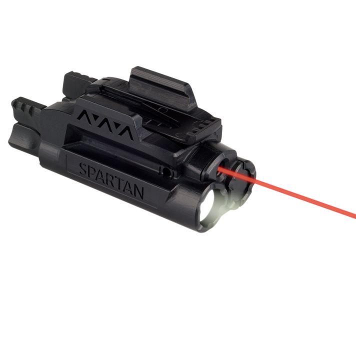LaserMax SPSCR Red Spartan Light/LaserBlack 120 Lumens White LED