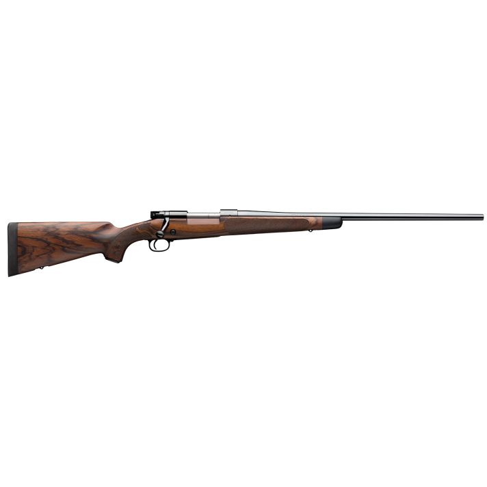 Winchester Repeating Arms 535239299 Model 70 Super Grade 6.8 Western Caliber with 3+1 Capacity, 24" Barrel, Polished Blued Metal Finish, AAA French Walnut Stock & No Sights Right Hand (Full Size)