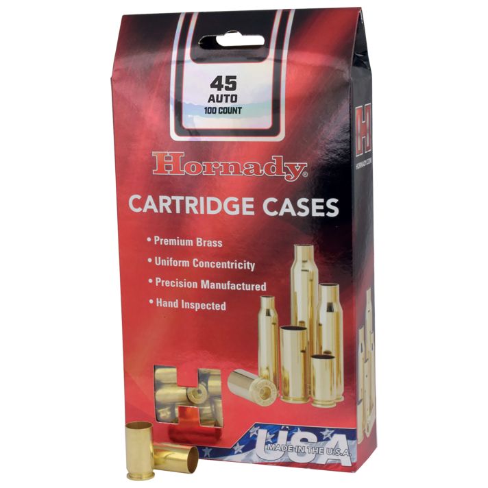 Hornady 8602 Unprimed Cases Cartridge 22 Hornet Rifle Brass